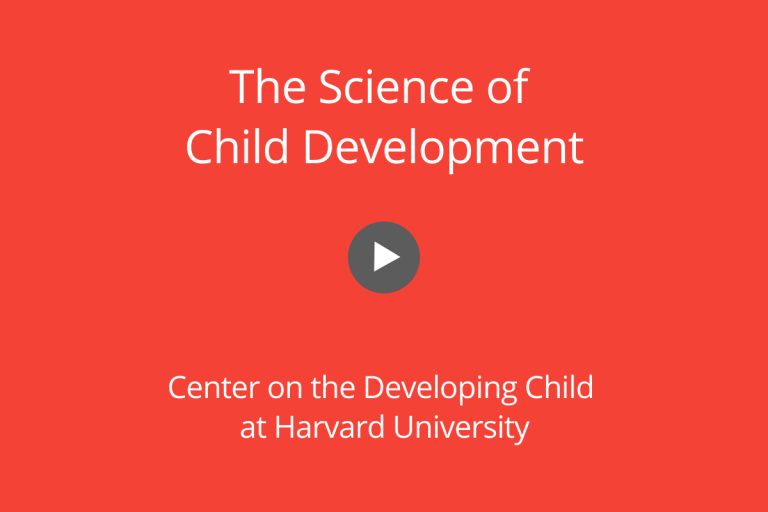 Emotional Self Regulation in Children Harvard Video