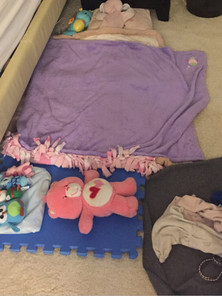 montessori bed DIY made by my child