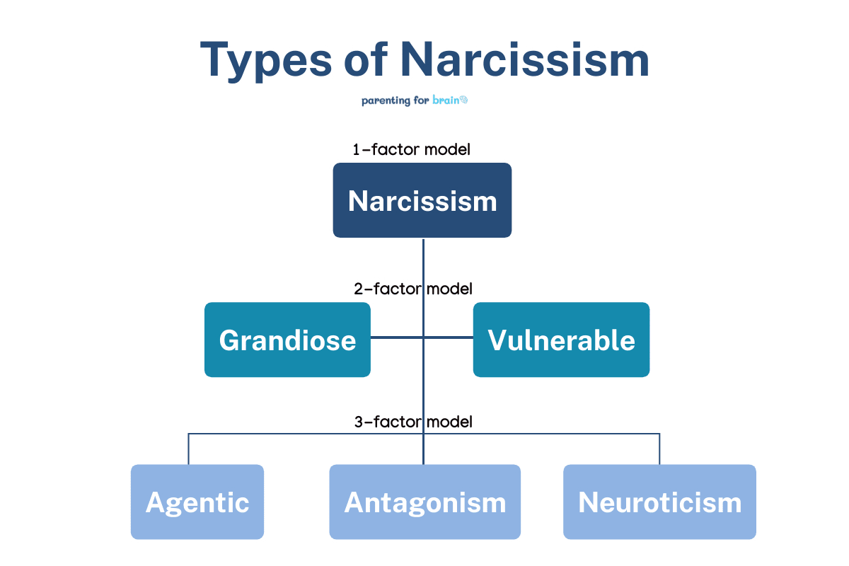 types of narcissism, 3 models