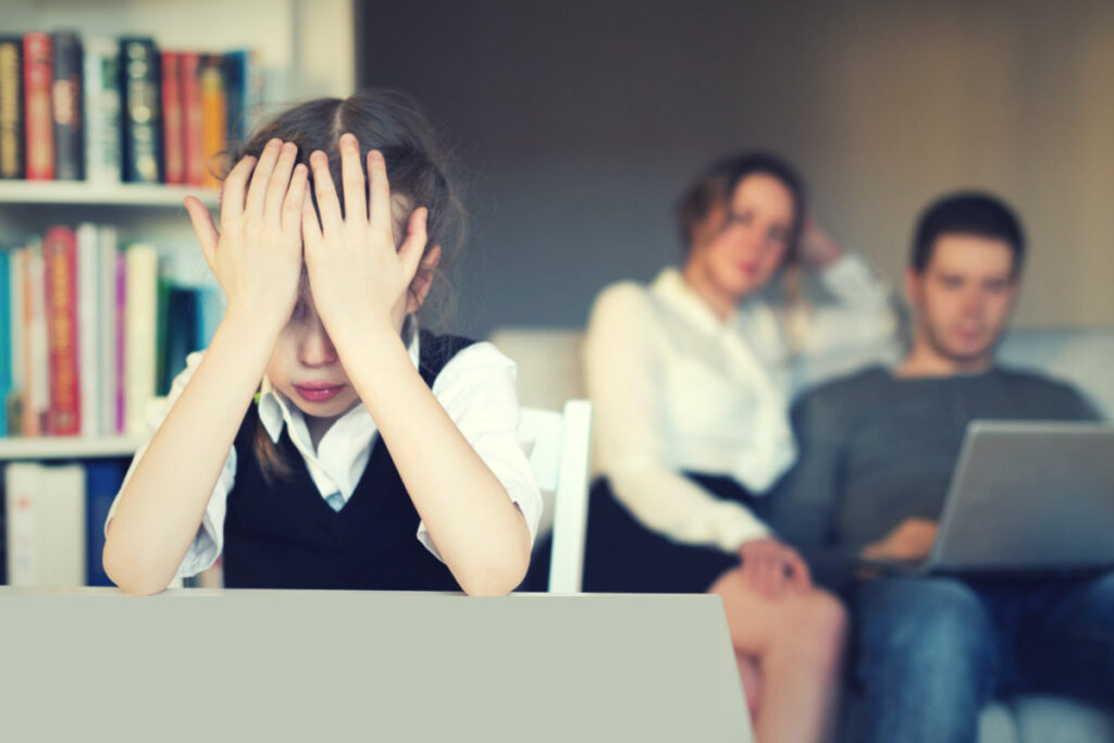 distressed girl ignored how to deal with invalidating parents