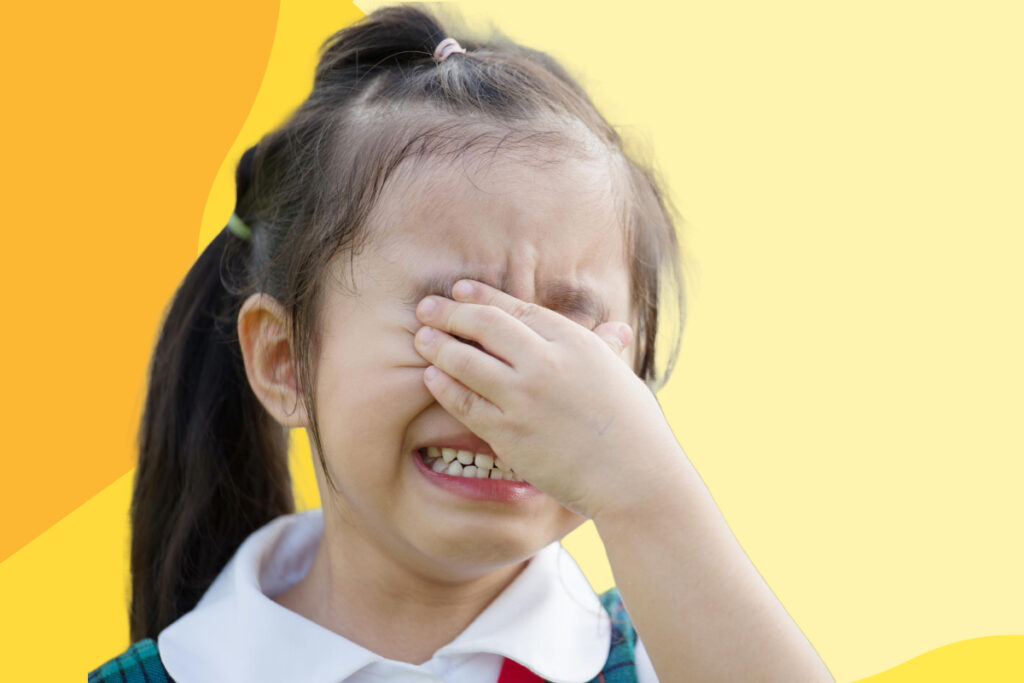 girl cries how does stress negatively affect the developing child?